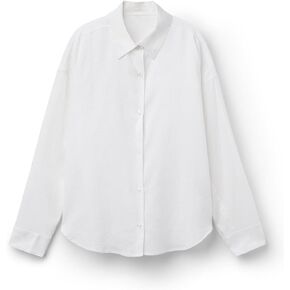 CALZEDONIA Woman's Cropped Linen and Viscose Shirt in Saudi Arabia