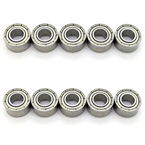 3x6x2.5mm Miniature Steel Bearings MR63ZZ L-630 673ZZ Deep Groove Ball Bearing Pack of 10 in Kuwait