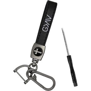 God Is Greater Keychain for Christians, Premium Metal & Leather Cross Keychain with Carabiner Clip, Car Key Organizer for Backpack, Inspirational Gift for Holidays in Saudi Arabia