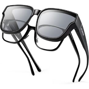 Fit Over Glasses Sunglasses for Women Men, Polarized UV Protection Oversized Sun Glasses in Saudi Arabia