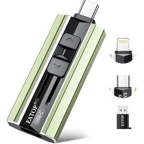 512GB Flash Drive Intended for iPhone iPad, Memory Stick Storage for Photos and Videos Backup, Compatible with iPhone iPad Android PC, Plug and Play, No Application Required (Light Purple) in Saudi Arabia