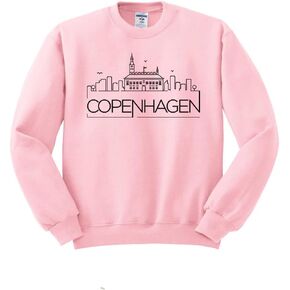TeesAndTankYou Skyline Copenhagen Denmark Sweatshirt Unisex in Saudi Arabia
