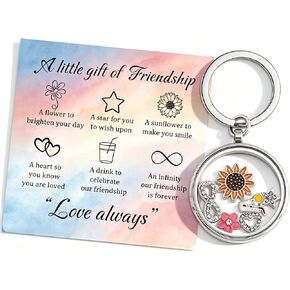 أفضل صديق المفاتيح هدية صغيرة من الصداقة المنجد المفاتيح Bestie الهدايا للنساء لمسافات طويلة هدايا الصداقة للنساء Bff عيد ميلاد Galentines عيد الميلاد in Kuwait