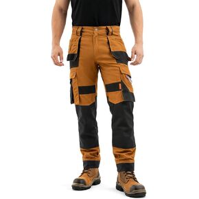 Juicy Trendz Men's Construction Work Pants with Knee Pad Pockets, Heavy Duty Cargo Trousers for Carpenter & Utility Work in Saudi Arabia