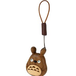 MultiBey Wooden Totoro Keychain - Waterproof Wood-Grain Purse Charm, Kawaii Cat Keychain for Women & Cat Lovers, Smooth Hand-Polished Keyring Bag Accessory (2.4 Inch) in Kuwait