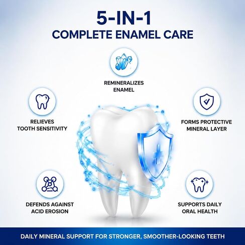 Cavity Healing Tooth Armor Liquid 2.1fl oz, Nano Hydroxyapatite with Remineralization Drops at-Home, Tooth Enamel Strengthening Support Gum Health in Saudi Arabia