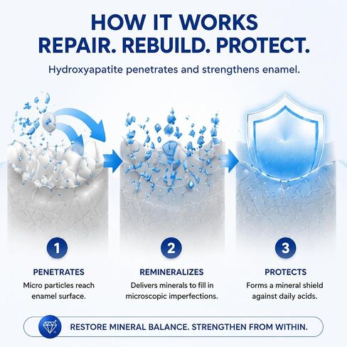 Cavity Healing Tooth Armor Liquid 2.1fl oz, Nano Hydroxyapatite with Remineralization Drops at-Home, Tooth Enamel Strengthening Support Gum Health in Saudi Arabia