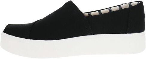 TOMS Womens Asher Platform Slip On Sneakers Shoes Casual - Black in Kuwait
