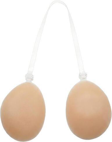 Invisible Adhesive Bra with Clear Neck Strap - Perfect for Backless Dresses, Halter Tops, and Special Occasions in Saudi Arabia