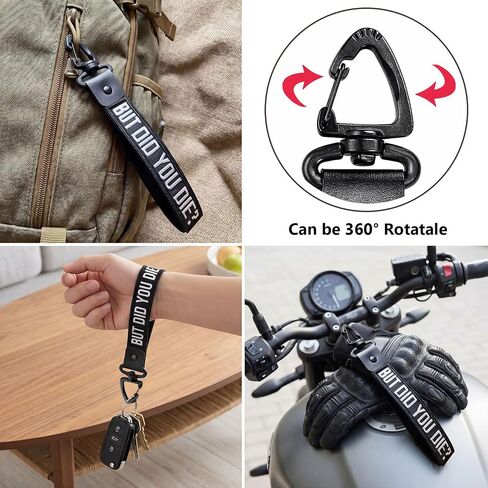 BUT DID YOU DIE Personalized Keychain, Wrist Lanyard Keychain for Women & Men, Wristlet Strap for Car Keys, Wallet, Backpack, Luggage, Motorcycles in Saudi Arabia