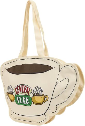 Loungefly Friends Central Perk Coffee Cup Oversized Canvas Tote Bag in Kuwait