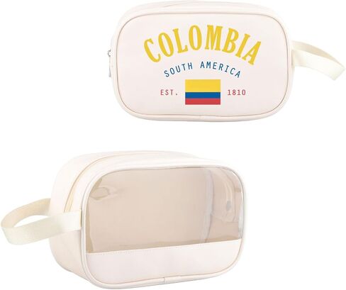 JXGZSO Funny Colombian Flag Tote Bag Colombia South America Est 1810 Tote Bag Colombiana gift Souvenir Flag Merch in Kuwait