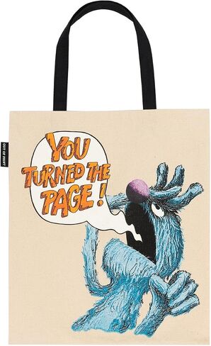The Monster at the End of This Book Tote Bag with Inner Pocket - Officially Licensed Sesame Street Gift for Book Lovers in Saudi Arabia