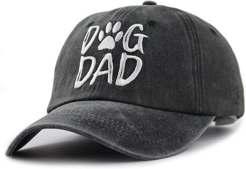 Xpayzere 2 PCS Dog Mom and Dog Dad Hat for Women Men, Adjustable Cotton Embroidered Baseball Cap in Saudi Arabia
