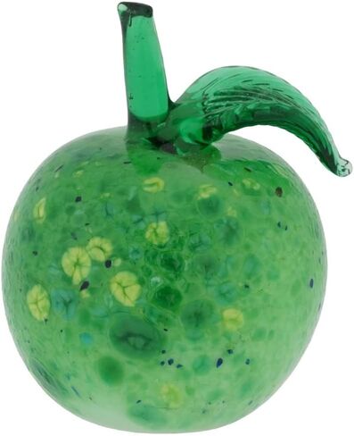 Glass Of Venice Murano Glass Apple Figurine - Green in Kuwait