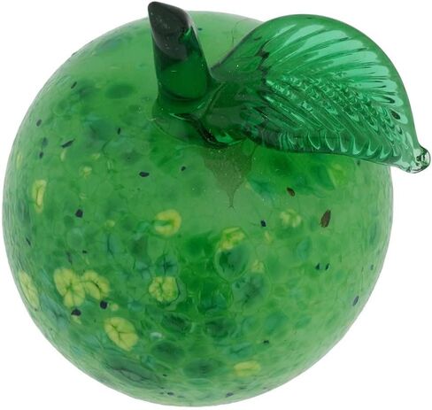 Glass Of Venice Murano Glass Apple Figurine - Green in Kuwait
