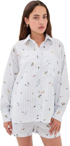 En Saison Women's Nicole Button Up Top in Saudi Arabia