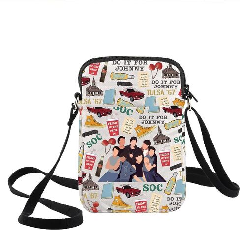 KEYCHIN Outside Musical Crossbody Bag Ponyboy & Johnny Fans Gift Outside Shoulder Bag Musical Merch in Kuwait