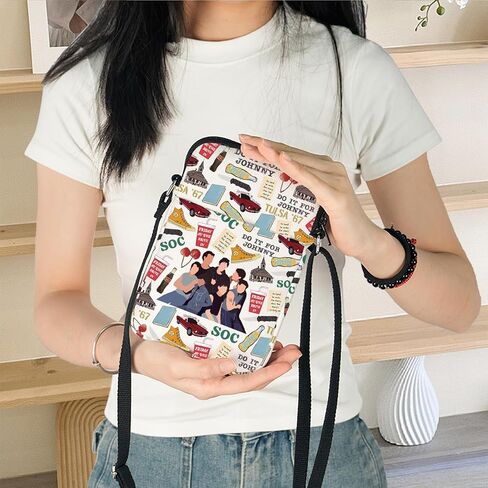 KEYCHIN Outside Musical Crossbody Bag Ponyboy & Johnny Fans Gift Outside Shoulder Bag Musical Merch in Kuwait
