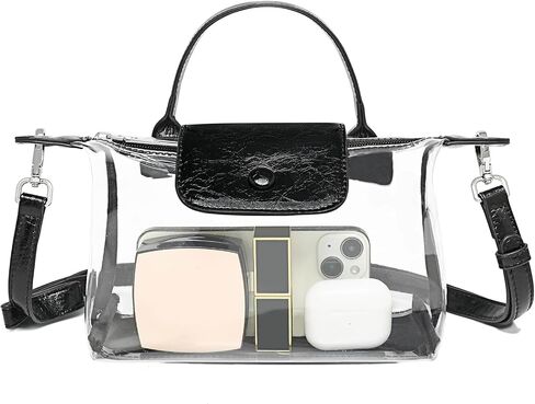 cakang Clear Bag for Stadium Events Clear Purses for Women men Transparent crossbody Bags for Women Sports Bag Handbags in Saudi Arabia