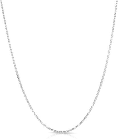 14K Solid White Gold Wheat Chain Pendant Necklace 18in, 1mm Width in Saudi Arabia