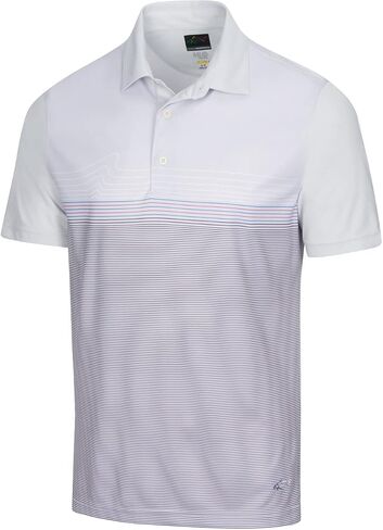 Greg Norman ML75 Ml Print Polo - G7S22K473-050 - Shark Gray - L in Kuwait