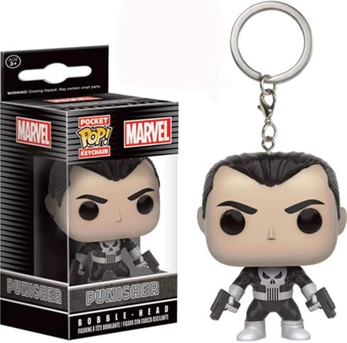 Funko Pocket Pop Punisher Bobblehead Keychain Action Figure in Kuwait