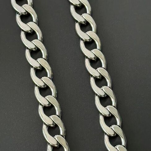 KALHE Silver Cross Pendant Wallet Chain, Stainless Steel Keychain Pant Chain, Biker Jeans Accessory in Saudi Arabia