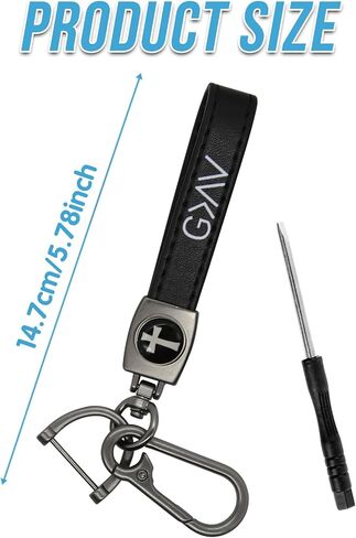 God Is Greater Keychain for Christians, Premium Metal & Leather Cross Keychain with Carabiner Clip, Car Key Organizer for Backpack, Inspirational Gift for Holidays in Saudi Arabia