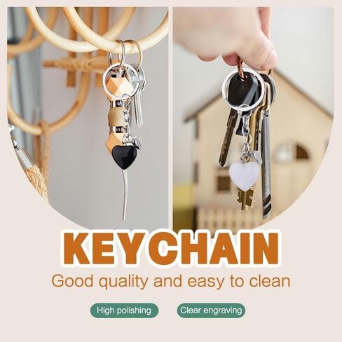 Matching Heart Keychain Gifts for Couples Friends Long Distance Christmas Gifts for Bf And Gf Matching Key Chains in Kuwait