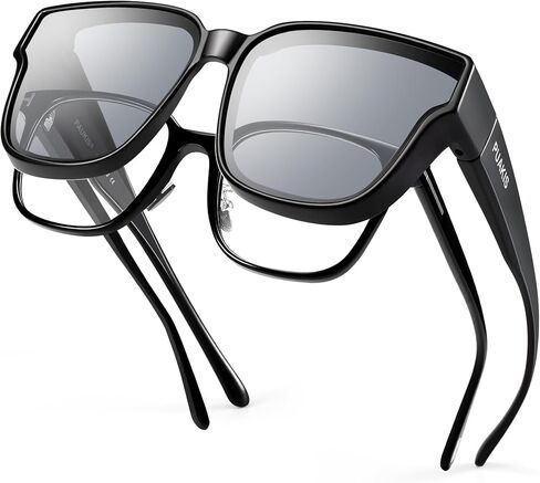 Fit Over Glasses Sunglasses for Women Men, Polarized UV Protection Oversized Sun Glasses in Saudi Arabia