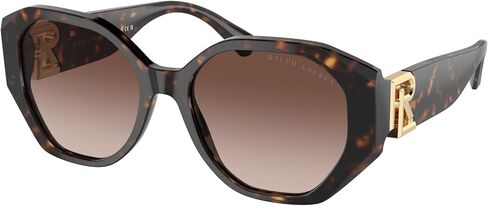 Ralph Lauren Sunglasses RL 8220 500313 Dark Havana/Brown Gradient Polyamide St in Kuwait