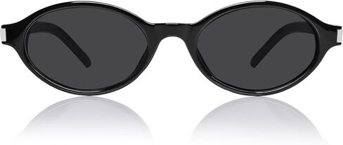 Retro Oval Sunglasses for Women, 90s Designer Sun Glasses Y2K Trendy Narrow Shades, UV400 Protection, OP2511 in Saudi Arabia