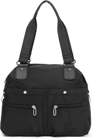 RNIEGA Tote Bag for Women Large Capacity Nylon Handbag Portable Zippered Casual Bag Multiple Color Purse for Travel, Work in Saudi Arabia