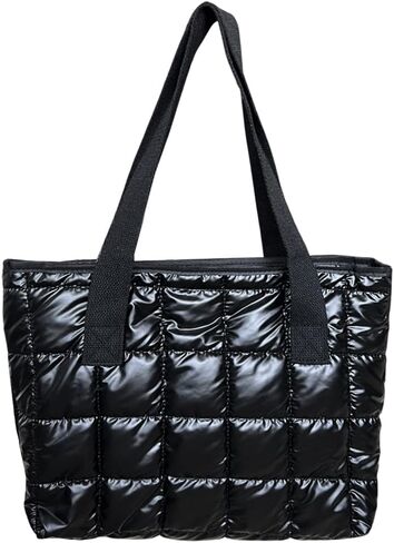 COCIVIVRE Women's Tote Bag-Casual Quilted Handbag Fashion Shoulder Bag with Zipper for Office, Travel, Shopping in Saudi Arabia
