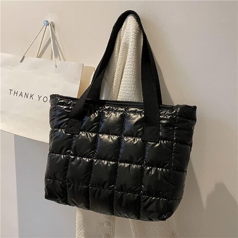 COCIVIVRE Women's Tote Bag-Casual Quilted Handbag Fashion Shoulder Bag with Zipper for Office, Travel, Shopping in Saudi Arabia