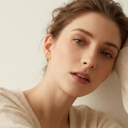 KKR Gold Earrings for Women 14K Gold Studs Earrings for Women Stud Snake Earring for Womens Studs Inspired by the Twisted Elegance of Snakes Stud Earring for Womens in Saudi Arabia