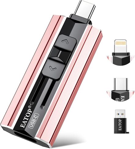 512GB Flash Drive Intended for iPhone iPad, Memory Stick Storage for Photos and Videos Backup, Compatible with iPhone iPad Android PC, Plug and Play, No Application Required (Light Purple) in Kuwait
