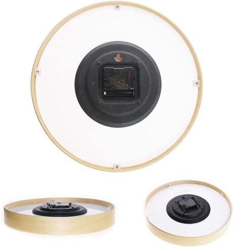 12'' Mariner's Compass Wood Round Wall Clock, Silent Non Ticking Battery Operated Analog Wooden Frame Clock Compass Rose Nautical Wind Rose Navigation Wall Clock for Sailor's Gift in Saudi Arabia