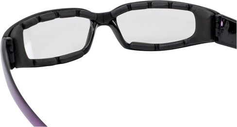 Birdz Eyewear Chill Women's Motorcycle Sunglasses Padded Purple Frame with Clear Lenses in Kuwait
