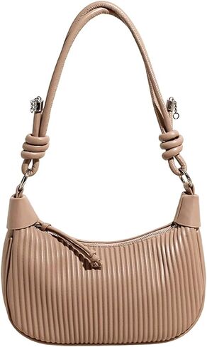 Women Crescent Shoulder Bag Vegan Leather Hobo Tote Purse Retro Cute Crossbody Bag Y2K Underarm Clutch Purses Sling Handbags in Saudi Arabia