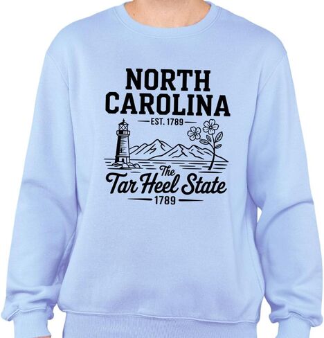 Tar Heel State North Carolina Sweatshirt Unisex in Kuwait
