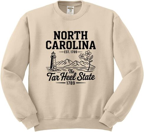 Tar Heel State North Carolina Sweatshirt Unisex in Kuwait