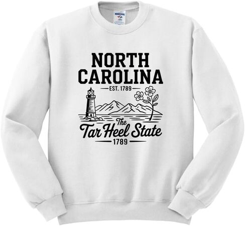 Tar Heel State North Carolina Sweatshirt Unisex in Kuwait