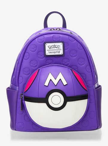 حقيبة ظهر صغيرة من Loungefly Pokémon Master Ball Figural - BoxLunch حصرية باللون الأرجواني in Kuwait