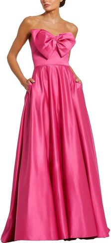 Bow A-Line Strapless Ballgown by Mac Duggal in Saudi Arabia