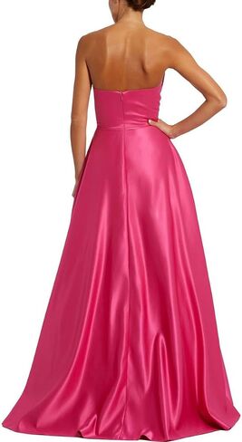 Bow A-Line Strapless Ballgown by Mac Duggal in Saudi Arabia