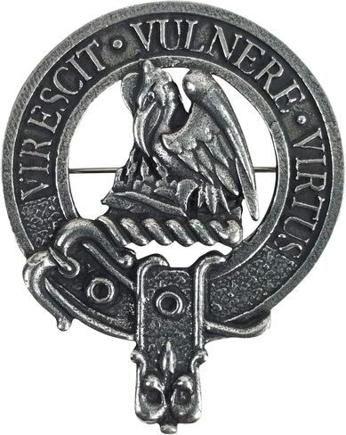 Stewart Scottish Family Clan Crest Badge/Brooch in Saudi Arabia