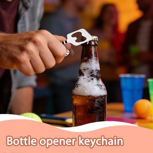 Pickleball Paddles Bottle Opener Keychain for Friends Birthday Gifts for Pickleball Players End of the Season Gifts for Sister Brother Stainless Steel Key Chain for Pickleballs Lover in Saudi Arabia