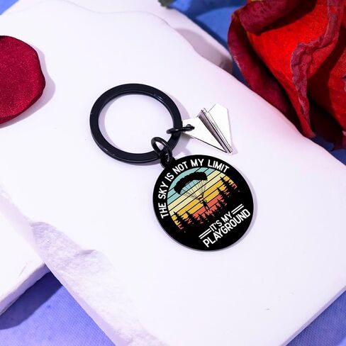 Pilot Gifts For Men Fathers Day Gift For Dad Grandpa Airplane Keychain Aviation Lover Gifts For Flight Attendants Best Plane Accessories Christmas Gift For Pilots Airplane Birthday Decorations in Saudi Arabia